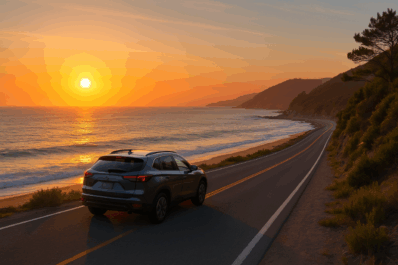 Otvoren krovni kofer pun torbi i prtljaga spremnog za putovanje