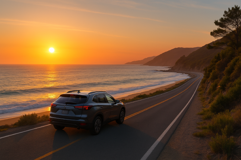 Otvoren krovni kofer pun torbi i prtljaga spremnog za putovanje