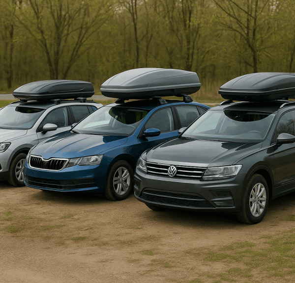 Krovni kofer koji nije pravilno montiran – primer potencijalne greške